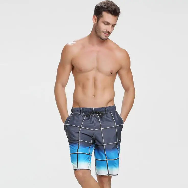 

SBART Sports Travel Summer Men Swimming Trunks Big Size Beach Pants Loose and Comfortable Floral Shorts Sunscreen Anti-friction