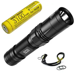 Распродажа NITECORE 1800 люмен светодиодный фонарик EC23 18650 аккумуляторная батарея Водонепроницаемый Открытый Кемпинг портативный фонарь