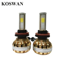 Led Headlight Bulb H8 H11 Conversion Kit COB LED Head Lamp H8 72W 7200Lm Conversion Kit For Honda Kia Mazda Nissan Toyota etc.