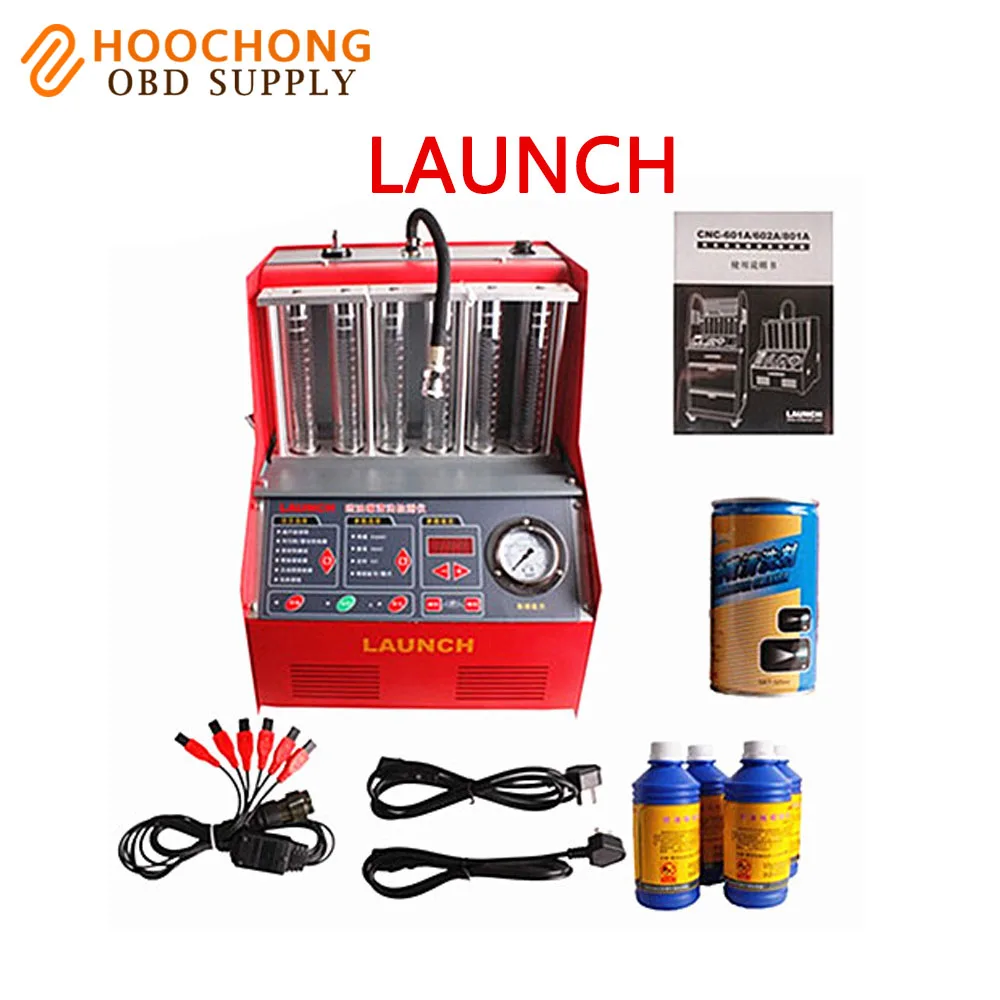 

Launch CNC602A injector cleaner and tester With English Panel