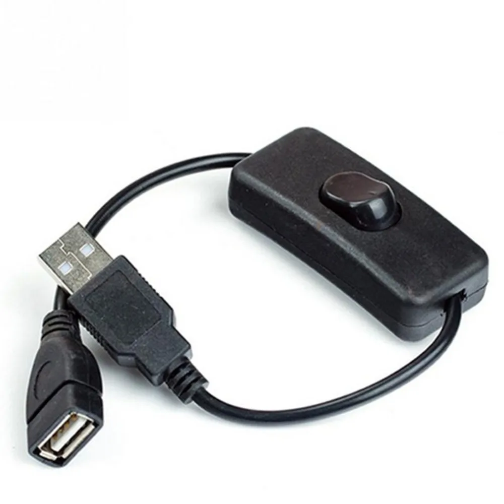 Для подключения к usb-адаптеру USB кабель с переключателем вкл/выкл Удлинительный кабель переключения для USB лампа USB вентилятор светодиодный свет полосы Мощность линия 2A ток