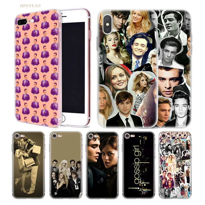 

Gossip Girl blair and chuck TPU Phone Case Cover for iphone X XS XR XS Max 5 5SE 5C 6 6S 7 7S 8 Plus 10 Transparent Soft shell