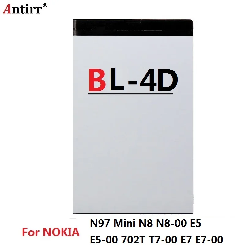Аккумулятор для телефона Nokia N97 Mini N8 BL 4D E5 00 702T E7 T7 BL4D 1200mAh|1200mah battery|battery 1200mahbattery for |