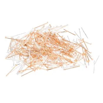 

400-Piece Silver/Gold Mix Head Pins for Jewelry Making(18mm)