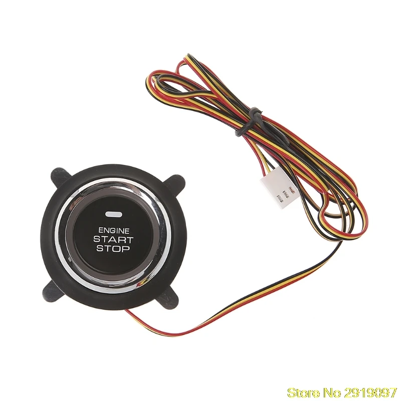 

DC 12V Car Engine Push Start Stop Button Ignition Starter Engine Starter Switch Working With Keyless Entry & Push Start System