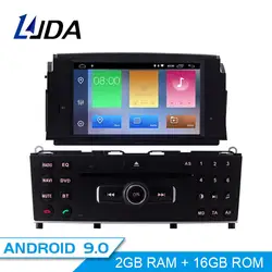 LJDA 1 Din Android 8,0 dvd-плеер автомобиля для Mercedes Benz C200 C180 W204 2007 2008 2009 2010 Gps радио 32 г + 4G Восьмиядерный мультимедиа