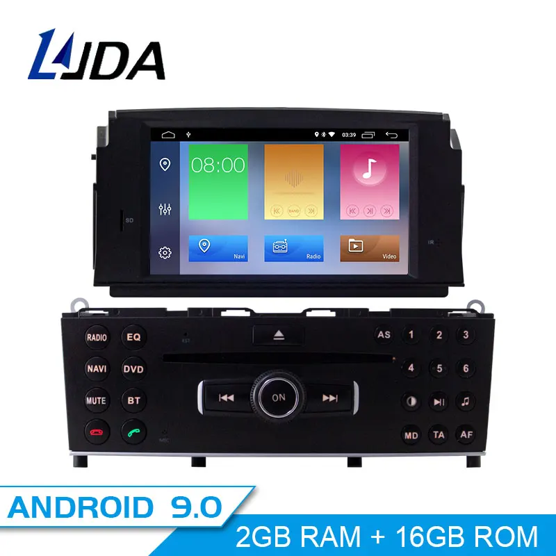 Perfect LJDA 1Din Android 9.0 Car DVD Player For Mercedes Benz C200 C180 W204 2007 2008 2009 2010 Gps Navigation Stereo Radio Multimedia 0 Perfect LJDA 1Din Android 9.0 Car DVD Player For Mercedes Benz C200 C180 W204 2007 2008 2009 2010 Gps Navigation Stereo Radio Multimedia 0