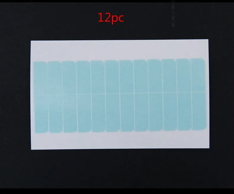 5 листов, 60 шт., клейкая лента для волос, 4 см* 0,8 см, двухсторонняя клейкая лента, водонепроницаемая лента для кружевного парика, инструмент для наращивания волос