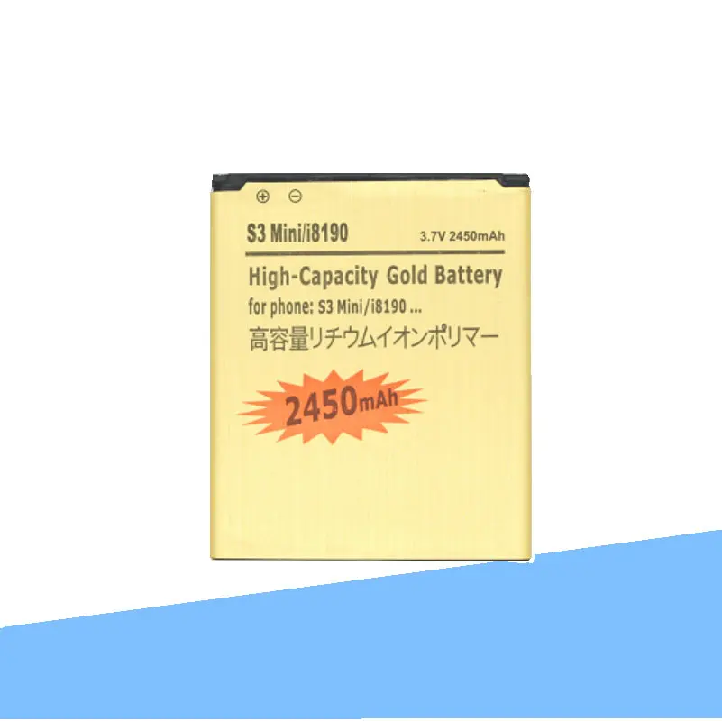 Аккумулятор iSkyamS 1x2450 мАч EB425161LU Gold для Galaxy S3 SIII MINI I699 S7562 S9920 I8190 I8160 S7560 J1 Mini J1Mini J105H