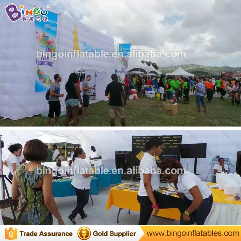  Free shipping 20M inflatable giant party tent high quality inflatable cube promotional tent for bea