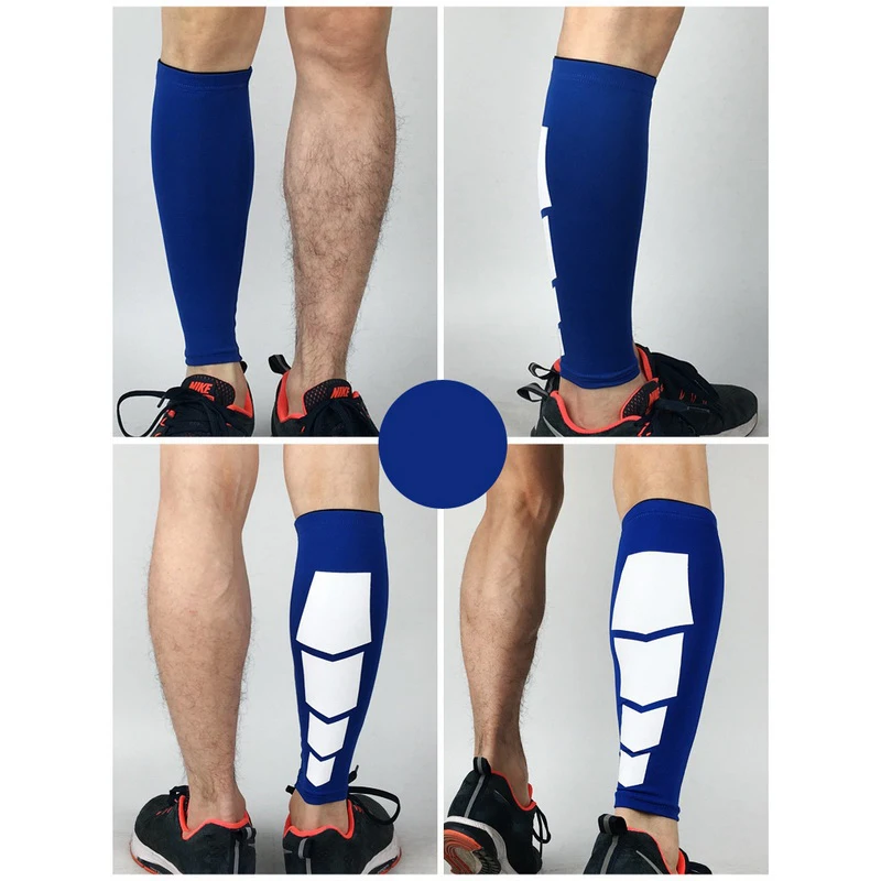 1 Pair Shin Guards Soccer Football Protective Leg Calf Compression Sleeves Cycling Running Sports Safety scheenbeschermers