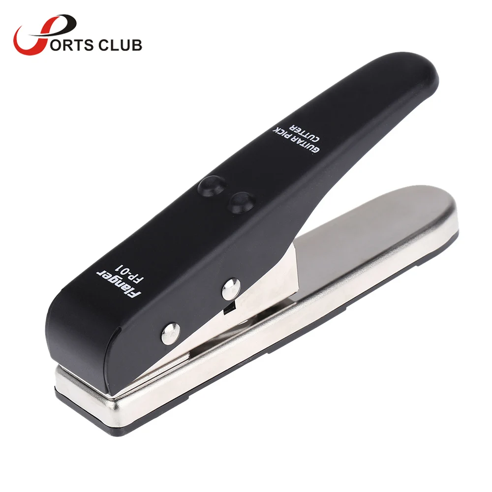 

Flanger FP-01 Guitar Pick Maker Plectrum Punch Cutter Metal with 1pcs Card Abrasive Paper Sturdy Durable DIY