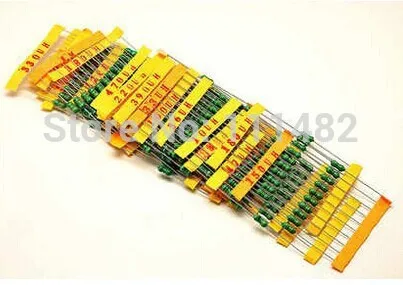 200pcs 1 4W 10M ohm 1 Metal Film Resistor 0 25W 10m Color ring resistance 200Pcs