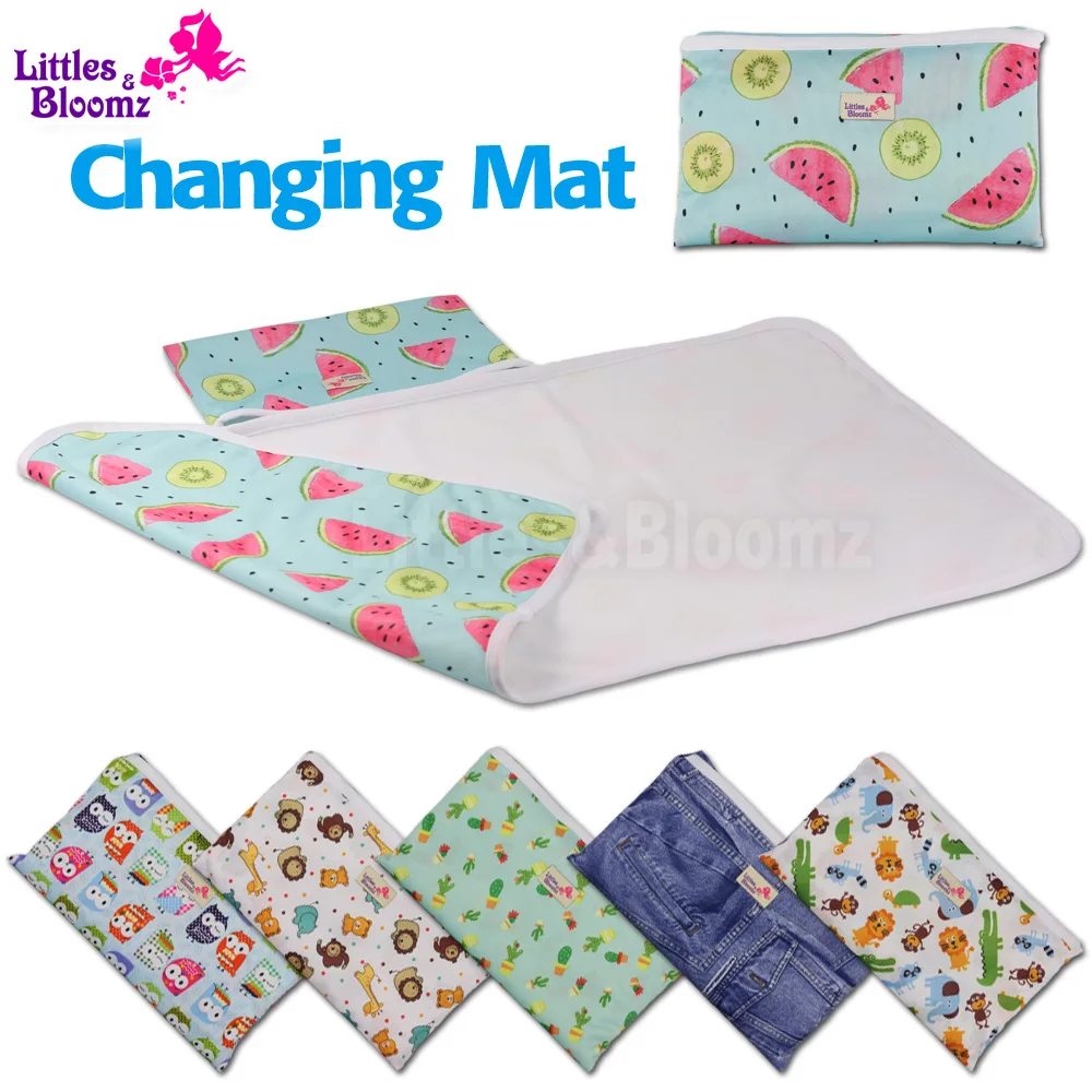 [Littles & Bloomz] детский переносной складной моющийся компактный дорожный Пеленальный