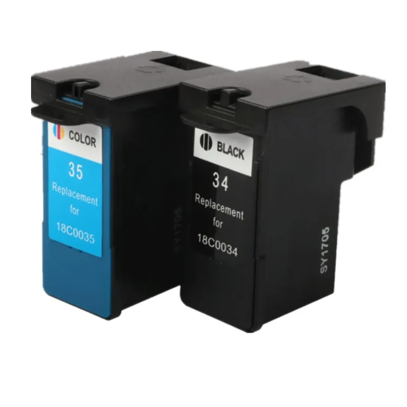LM34 LM35 Ink Cartridge Remanufactured for lexmark 34 35 X2500 X2530 X2550 X3330 X3350 X3530 X3550 Inkjet 18C0034 18C0035 | Компьютеры и