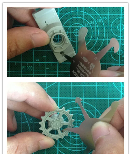 Alexen Model Parting Line Scraper Hand Tool for Gundam for Tamiya Military Model Hobby Kits Version 2 Model Tools