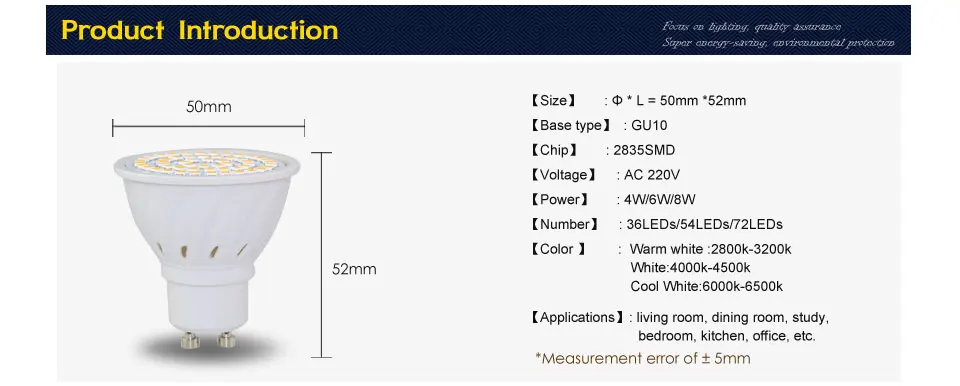 GU10 Ampoule LED (4)