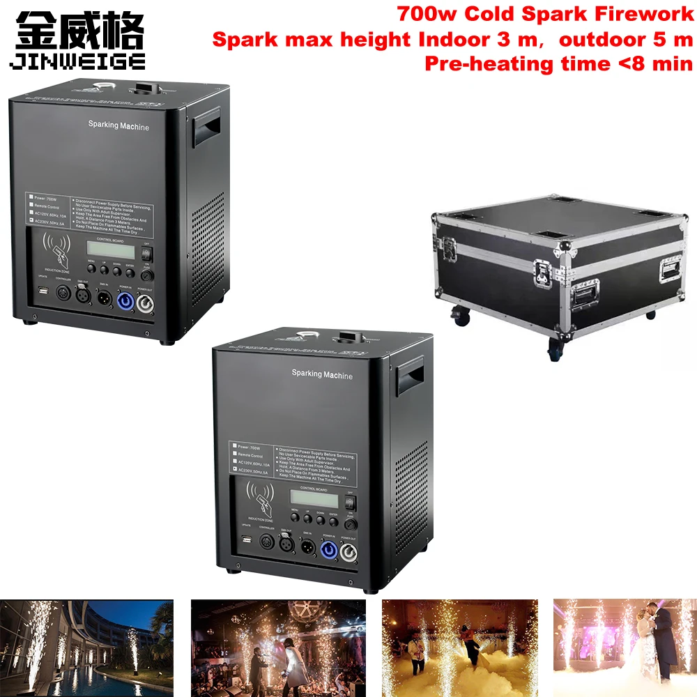 Бесплатная доставка 2 шт./лот Flightcase упаковка DMX сценический холодный фонтан