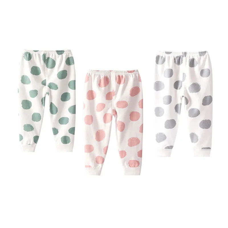 

0-18M High Waist Warm Baby Girl Polka Dot Leggings Autumn Winter Toddler Pants Fitness Leggings Cotton Bottoms Long Trouser