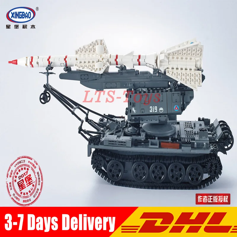 

Xingbao 06003 1623Pcs Military Series The SA-2 Guideline Set Building Blocks Bricks Children Educational Toys as Christmas Gifts