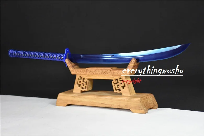 

Unique Blue Zhanmadao Wushu Swords Chinese Sabres