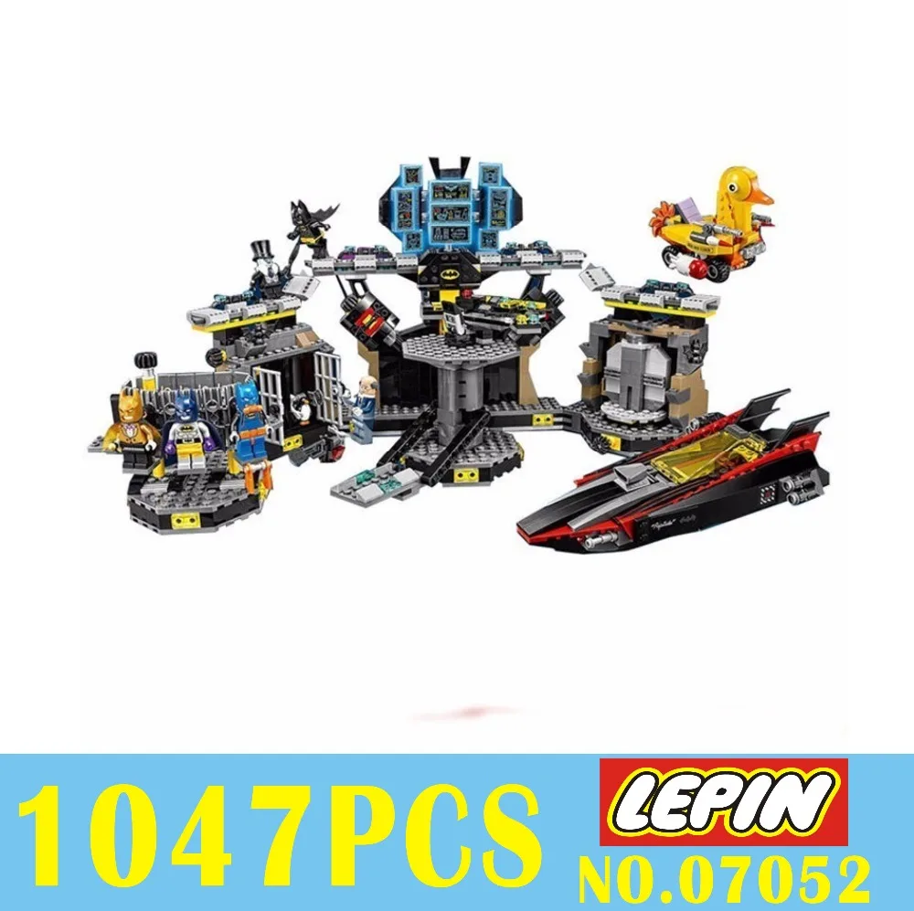 

Batcave Break-in Building Blocks Bricks LEPIN 07052 1047Pcs Genuine Batman Movie Series 70909 Education Toys Model Children Toys
