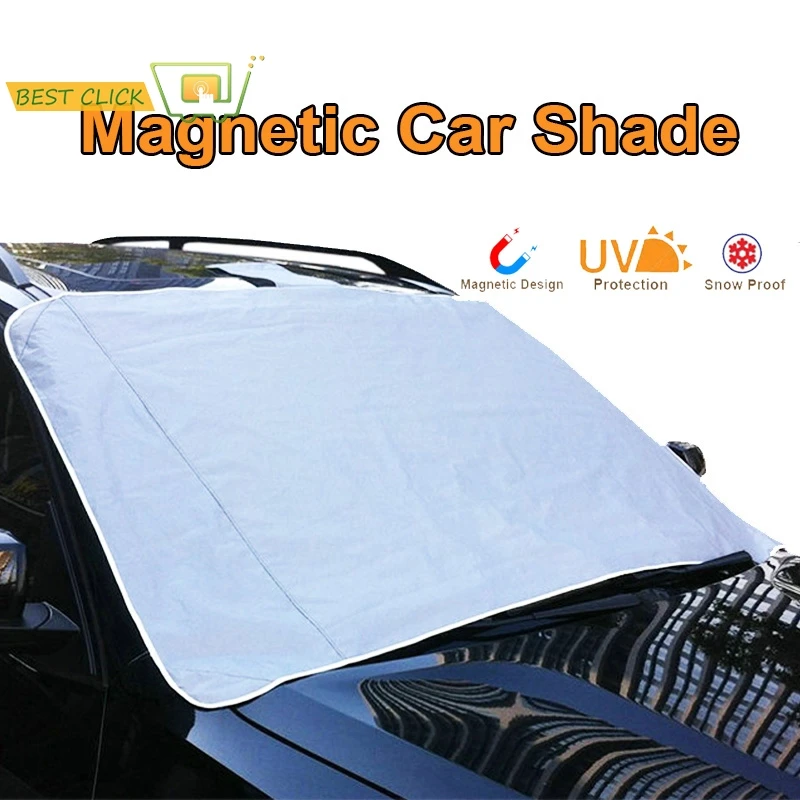 

Accessories MAGNETIC Auto Snow Cover Car Windshield Windscreen Shade Sunshade Sun Visor Blind Front Window Screen Ice Frost