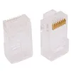 Lot de 1000 têtes de cristal RJ45, 8 cœurs 8P8C, terminal de câble, connecteur réseau Transparent modulaire plaqué or ► Photo 1/6