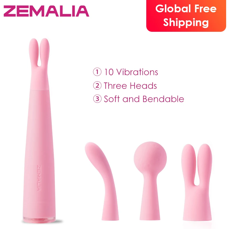 Zemalia Lulu вибратор многоскоростной Водонепроницаемый G Spot AV Wand femmel волшебная