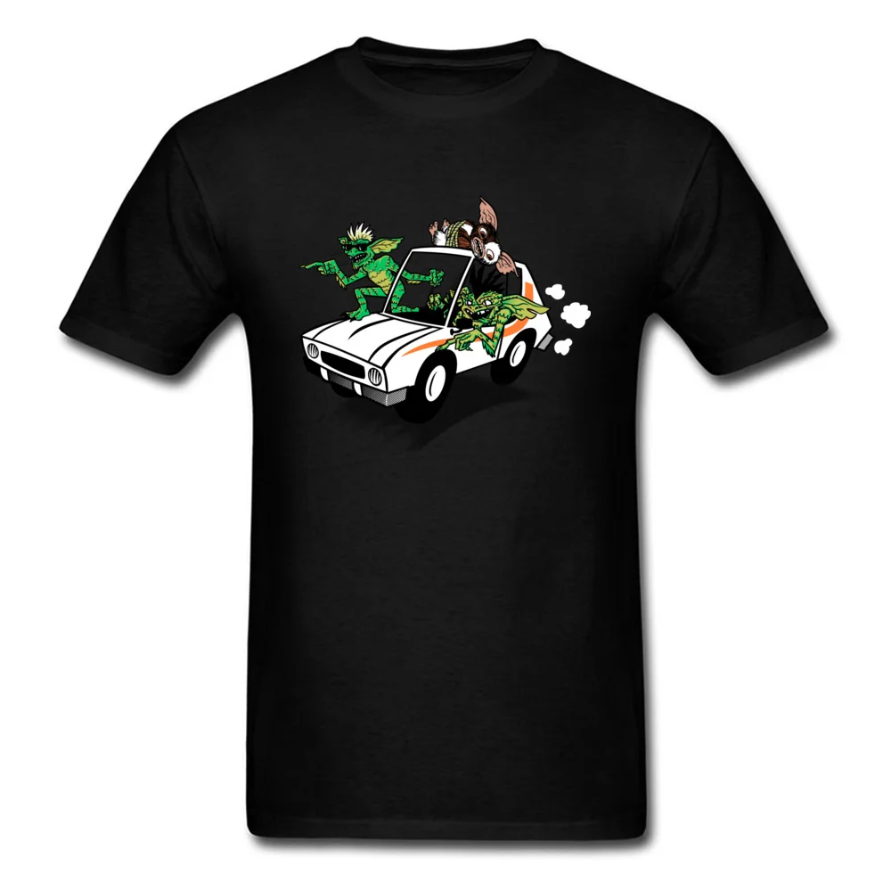 Normal Gremlinz Party Short Sleeve Labor Day Tops & Tees Retro O-Neck 100% Cotton T Shirts Men T Shirt Wholesale Gremlinz black