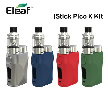 

Original Eleaf iStick Pico X Kit 75W Pico X MOD Box Vape With MELO 4 Tank Fit EC-M Coil Electronic Cigarette Vaporizer Vaper