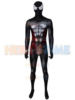 

High Quality Spawn Symbiote Spider-Man Costume 3D Print Spiderman Superhero Cosplay Costume Zentai Bodysuit for Adult/Kids