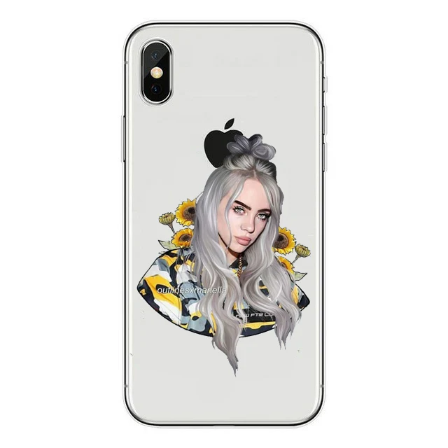 Прекрасный Billie Eilish Khalid Жесткий pc Пластиковый чехол для телефона чехол для iPhone 6 6S 7 8 Plus 5 5S SE X XS MAX XR силиконовый чехол - Цвет: Hard PC Billieeilish