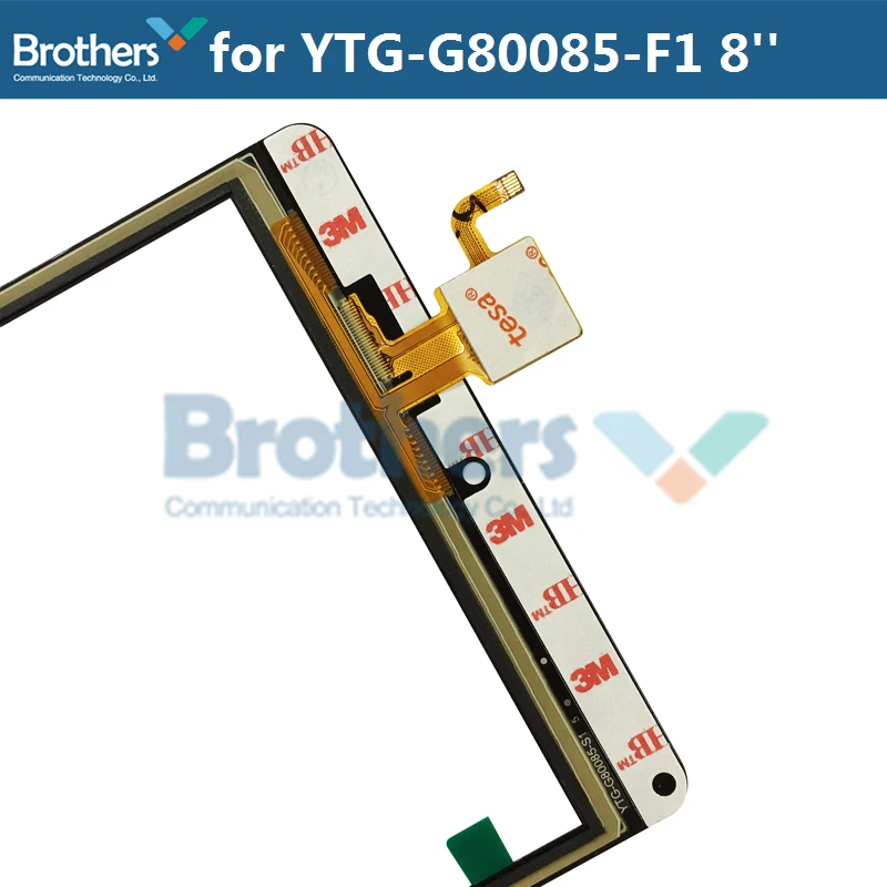 100% Новый 8 "Сенсорный экран планшета для ytg-g80085-f1 Черная передняя Планшеты touch Панель Стекло Замена Планшеты touch Панель