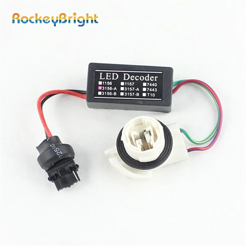 Rockeybright 10 шт. 3156 3157 автомобильный Canbus поворотник светодиодный декодер Предупреждение ошибка подавление проводки Нет ошибки вспышки нагрузки резисторы