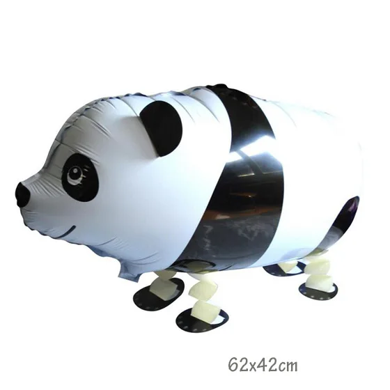 Смешивает ходячие гелиевые шары в форме животных милый кот собака панда динозавр Тигр домашние воздушные шарики для день рождения вечерние украшения Дети и взрослые - Цвет: panda