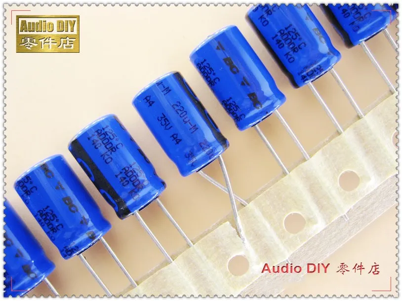 10 шт/50 шт BC 140 серия 220 мкФ 35V 35V220UF электролитические конденсаторы | Электронные