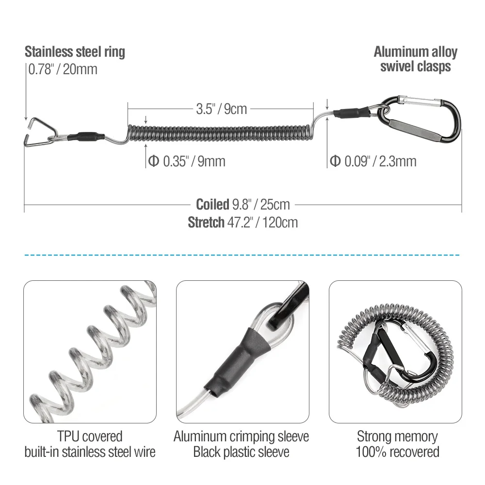 DONQL New Multifunctional Fishing Pliers Scissor Braid Line Lanyards Cutter Lure Hooks Remover Sheath& Retractable Tether