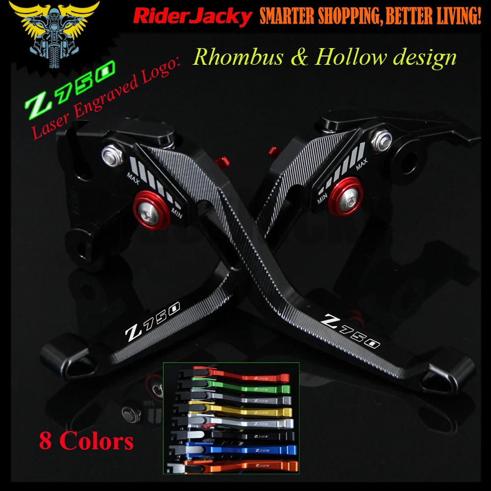 3D Rhombus Hollow design Motorcycle CNC Adjustable Brake Clutch Lever For Kawasaki Z 750 Z750 2004 2005 2006 (not Z750S model) 3D Rhombus Hollow design Motorcycle CNC Adjustable Brake Clutch Lever For Kawasaki Z 750 Z750 2004 2005 2006 (not Z750S model)