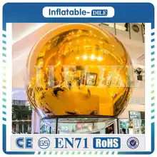 Large Inflatable floating mirror balloon,inflatable mirror ball for advertising cute inflatable advertising duck