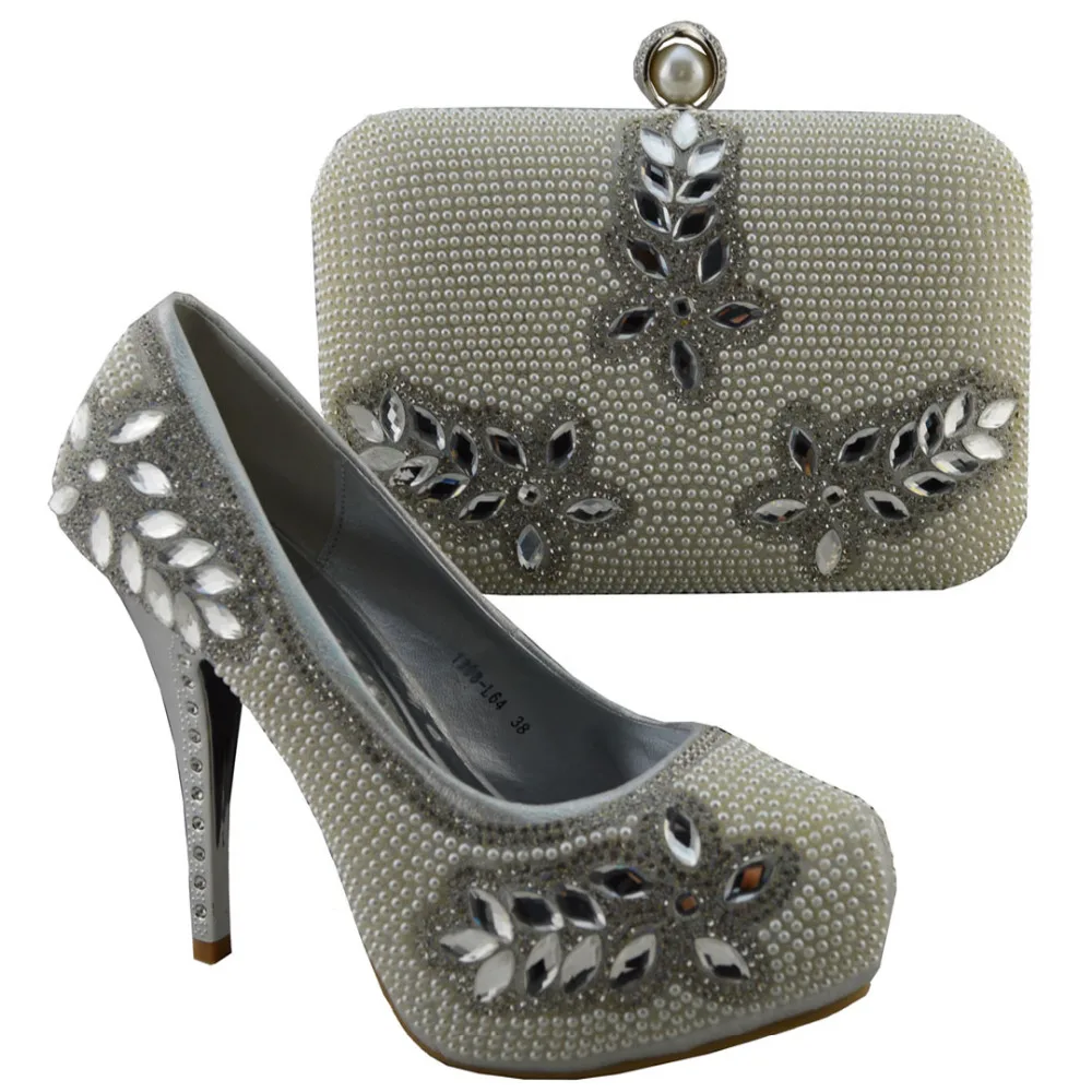 Free Shipping By DHL New Design Italian Shoes With Matching Bags African font b Women b