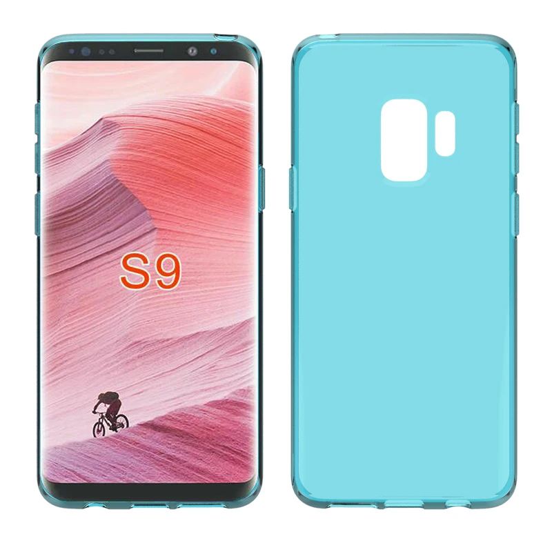 10pcs/lot.Skid-proof Soft TPU Transparent Silicone Clear Case Cover for Samsung Galaxy S9 |