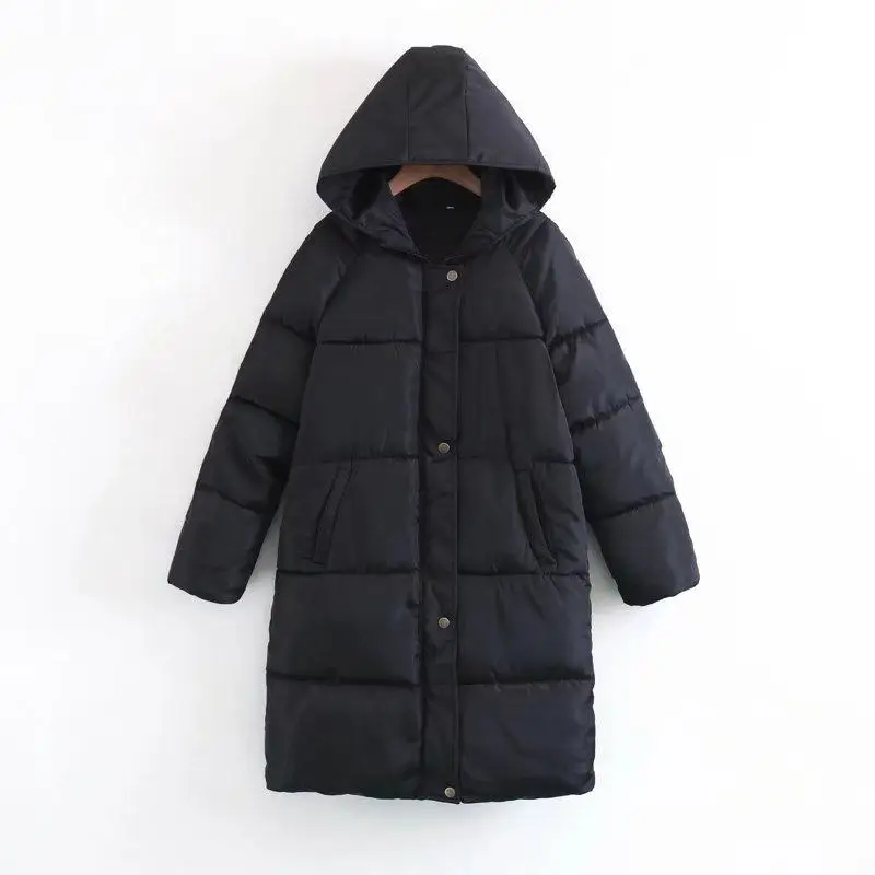 Осенне-зимний женский пуховик, пуховики для беременных, верхняя одежда, Женское пальто, одежда для беременных, теплые парки с капюшоном A867 - Цвет: black