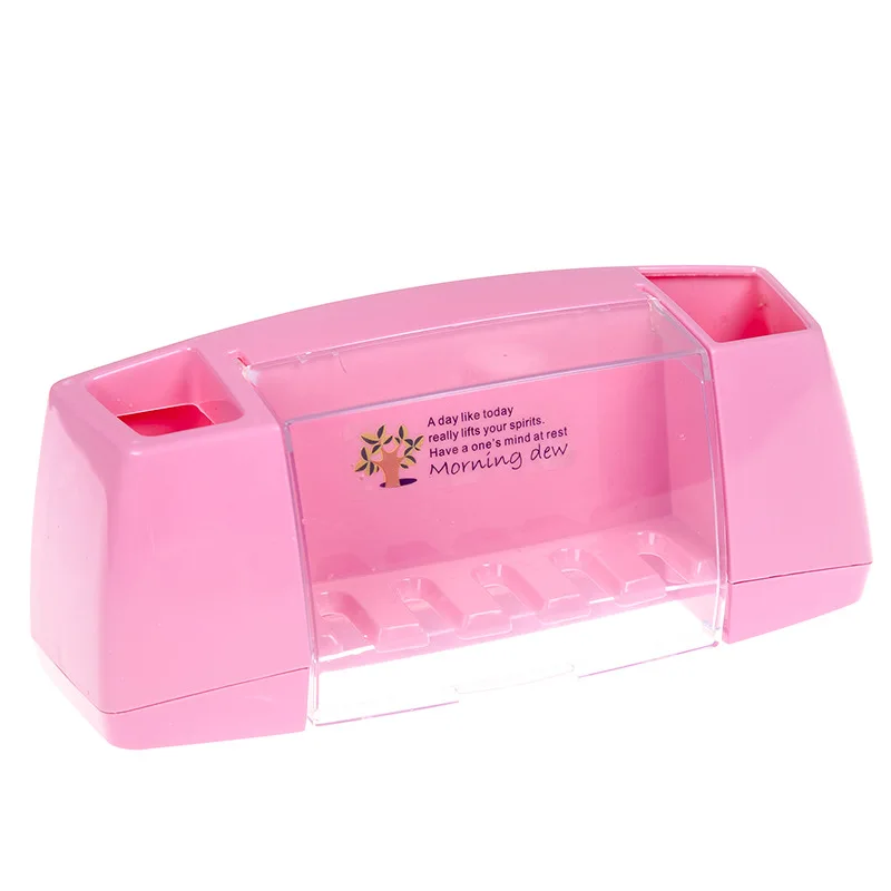 Creative strong paste type Dust-proof Toothbrush Holder Bathroom Kitchen Family 5 Racks bathroom accessories banheiro