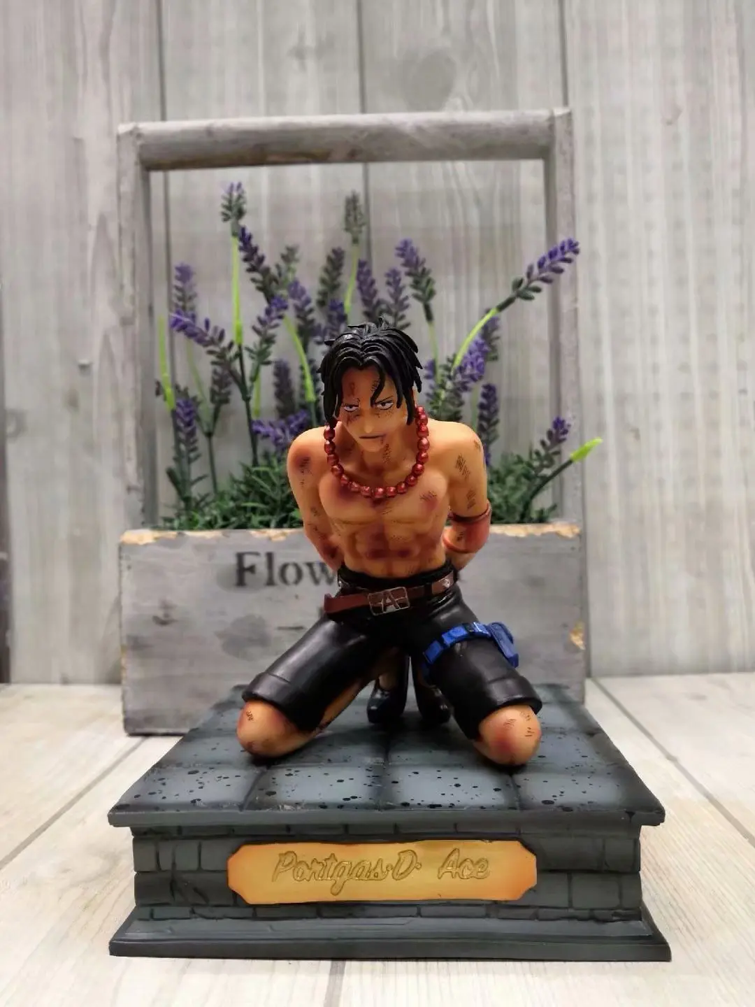 Аниме ONE PIECE Portgas D Ace с наколенниками фигурка модель игрушки|Игровые фигурки и