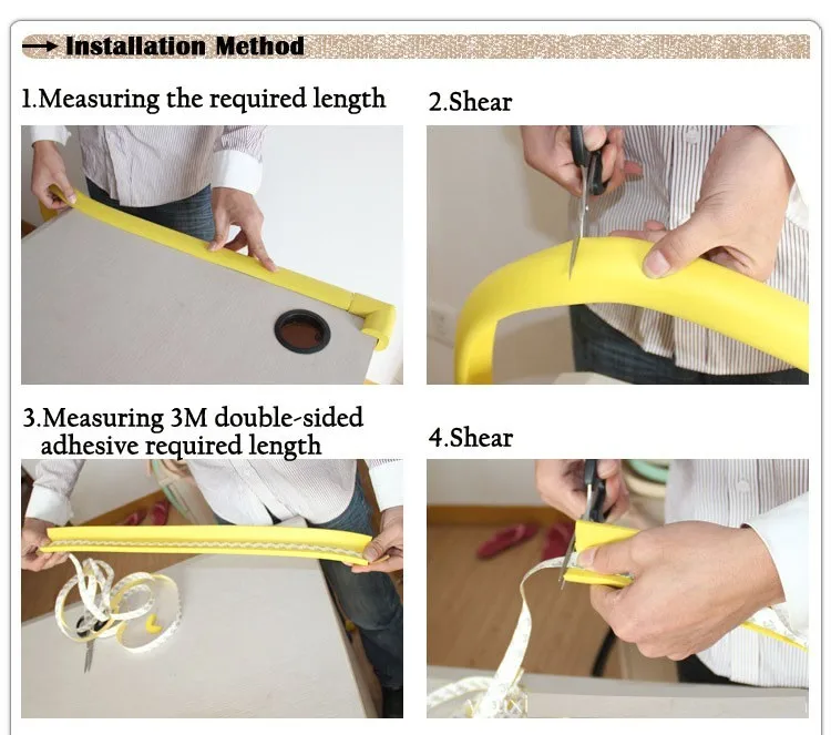 4 шт. угловая ограда и 2 м полосы для бампера стеклянный край стола для уголков для мебели Защитная Подушка полосы защитный уголок для Детей