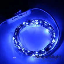 Magicnight 33FT 100 LED Питание светодио дный от порта USB светодио дный гирлянды светодиодные Звездное свет медный провод синий походные фонари и ТВ ПОДСВЕТКА