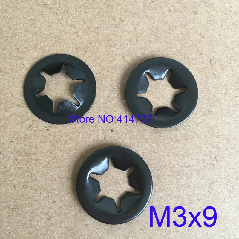 

500PCS/LOT Internal tooth conical spring washers-Symbol /Bearing clamp ring m3*9 Star Washer
