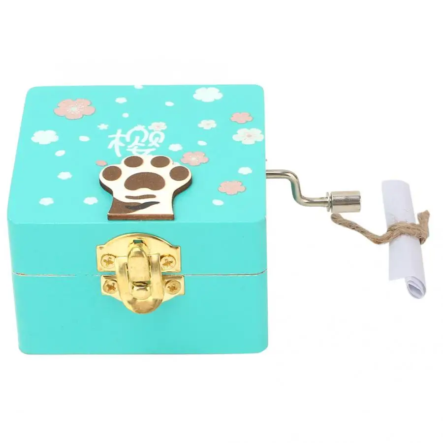 Музыкальные коробки снежный глобус популярный милый кот коготь рукоятка
