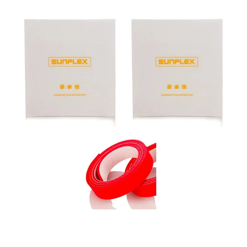 

2x SUNFLEX Self-sticky Table Tennis Protective Film Protector + 1x Side Edge Tape Accessories Set Ping Pong